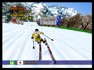 Hyper Olympics in Nagano 64 (Japan) In game screenshot